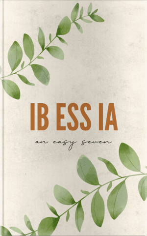 A Getting-Started Guide to Accomplish That 7 In IB ESS IA!